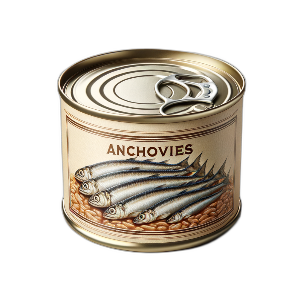 canned anchovies