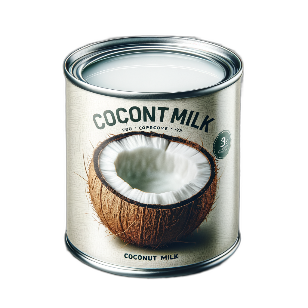 canned coconut milk
