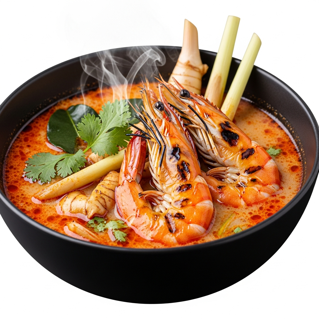 Tom Yum Goong (Thai Spicy and Sour Shrimp Soup)