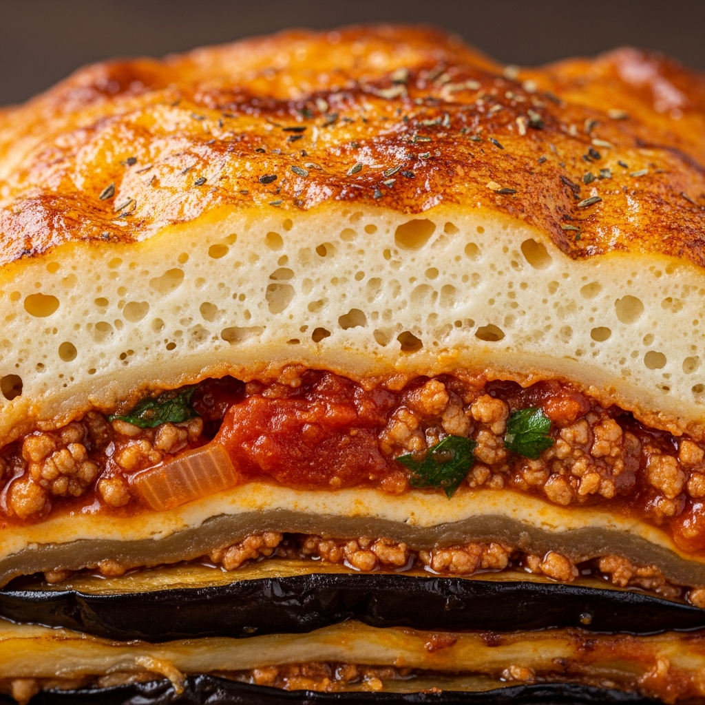 Traditional Layered Greek Moussaka