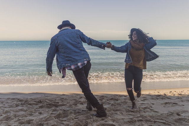 Couple On Beach