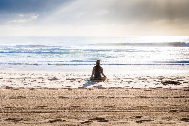 Inner Balance - Woman on Beach