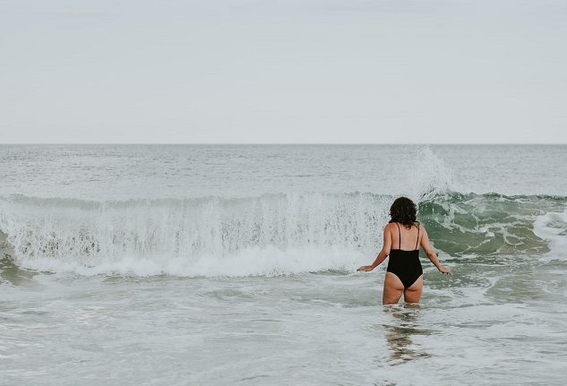 Woman In Sea