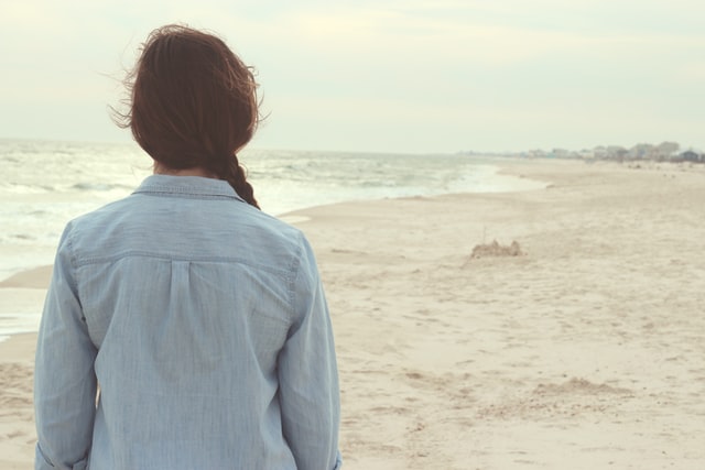 Woman On Beach