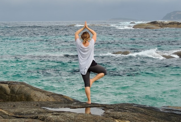 Woman Stretching