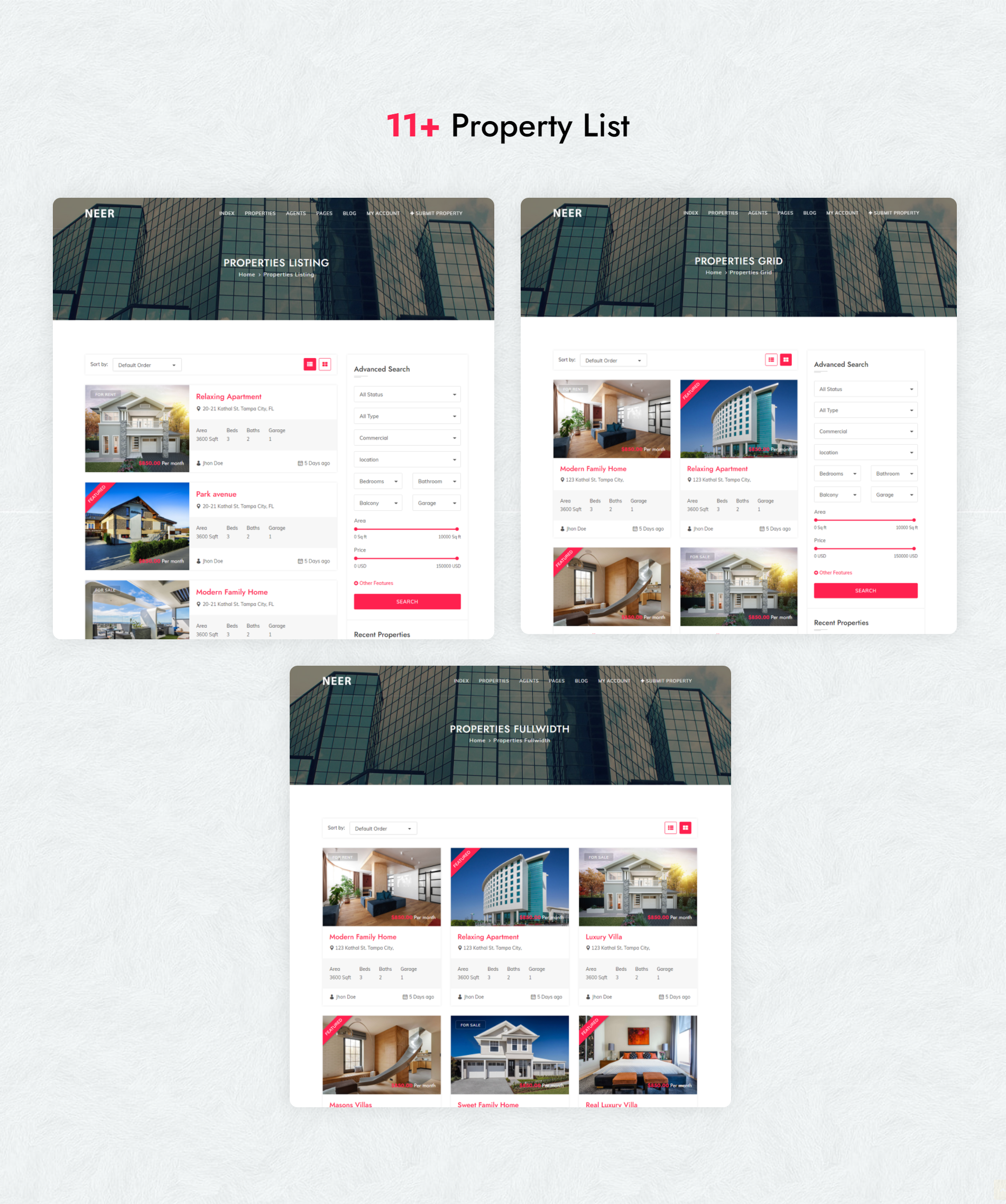 NEER - Real Estate HTML Template - 8