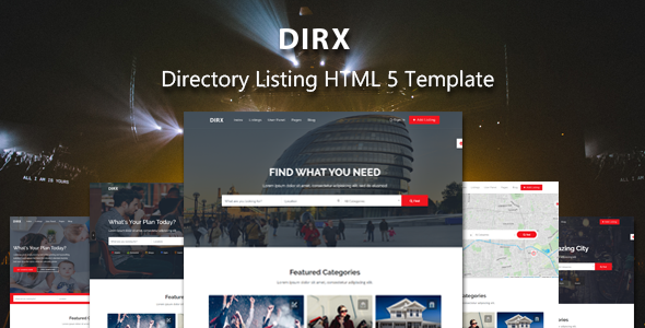 DirX - Directory Listing HTML Template