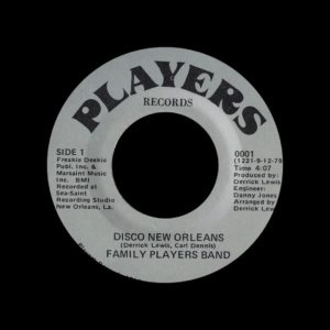 Family Players Band Disco New Orleans / Funky Showdown Players Records 7" Vinyl