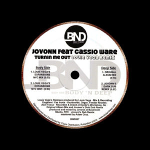Jovonn Turnin Me Out (Louie Vega remix) Body N Deep 12" Vinyl