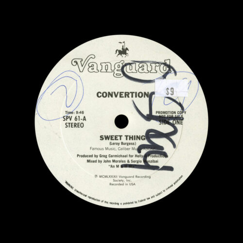 Convertion Sweet Thing Vanguard 12", Promo Vinyl