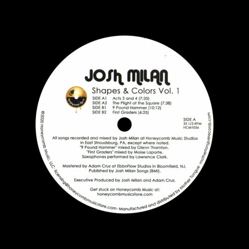 Josh Milan Shapes & Colors, Vol. 1 Honeycomb Music 12" Vinyl