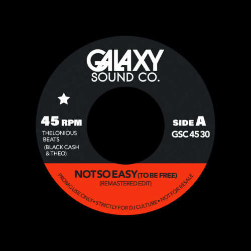 Gil Scott-Heron, Odyssey Not So Easy / Our Lives (edits) Galaxy Sound Co 7", Reissue Vinyl
