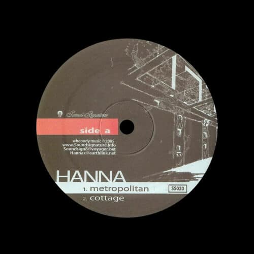 Hanna Time Hotel Sound Signature Reissue Vinyl