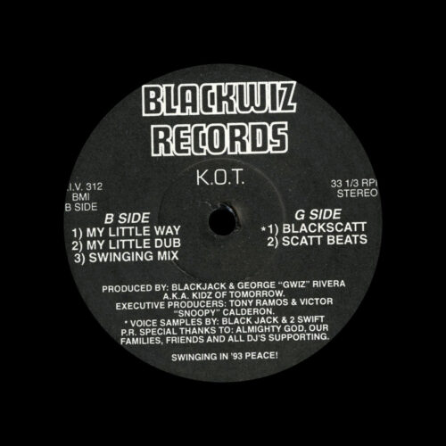 K.O.T. Blackscatt Blackwiz Records 12" Vinyl