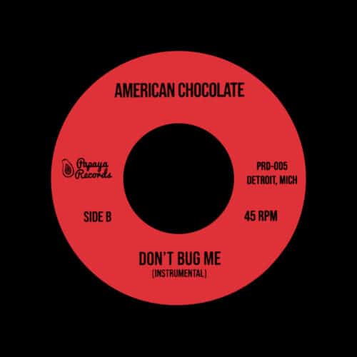 American Chocolate Don’t Bug Me Papaya Records 7" Vinyl