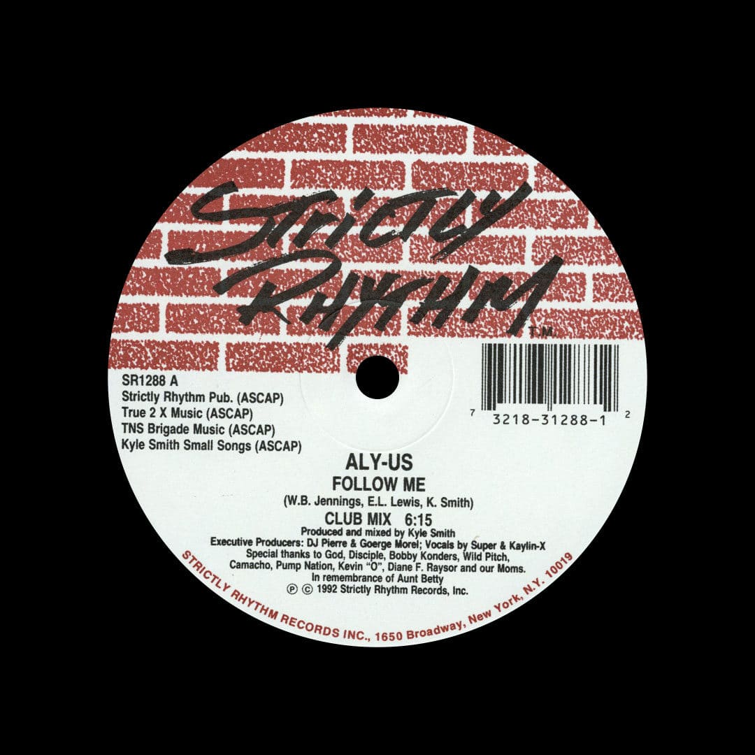 Aly-Us Follow Me Strictly Rhythm 12" Vinyl