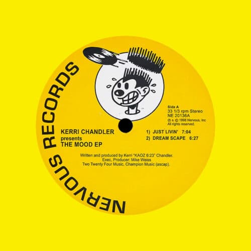 Kerri Chandler The Mood EP (Yellow Vinyl) Nervous Records 12", Reissue Vinyl