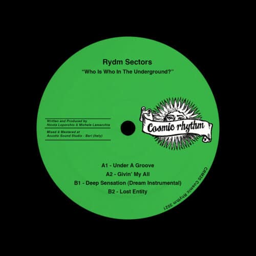 Rydm Sectors Who Is Who In The Underground Cosmic Rhythm 12" Vinyl