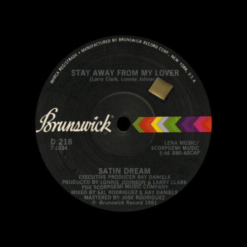 Satin Dream Stay Away From My Lover Brunswick 12" Vinyl
