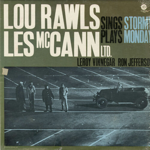 Les McCcann, Lou Rawls Stormy Monday Capitol Records Reissue Vinyl