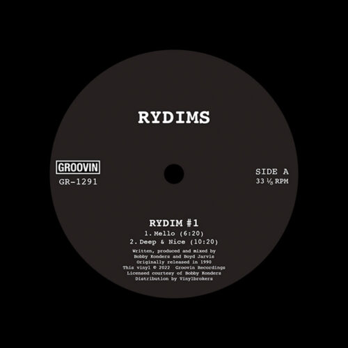 Rydims Rydim #1 Groovin Recordings Reissue Vinyl