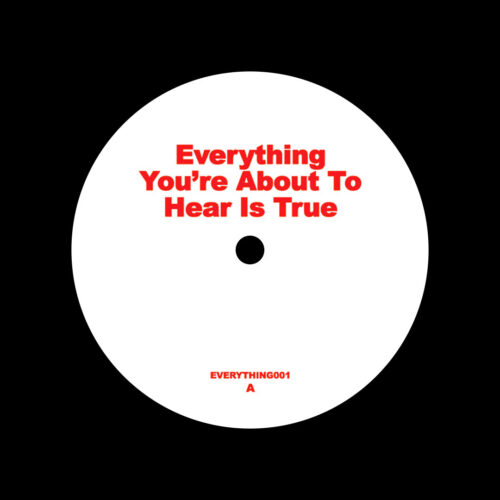 Unknown Everything You’re About To Hear Is True 1 Everything You're About To Hear Is True 12" Vinyl