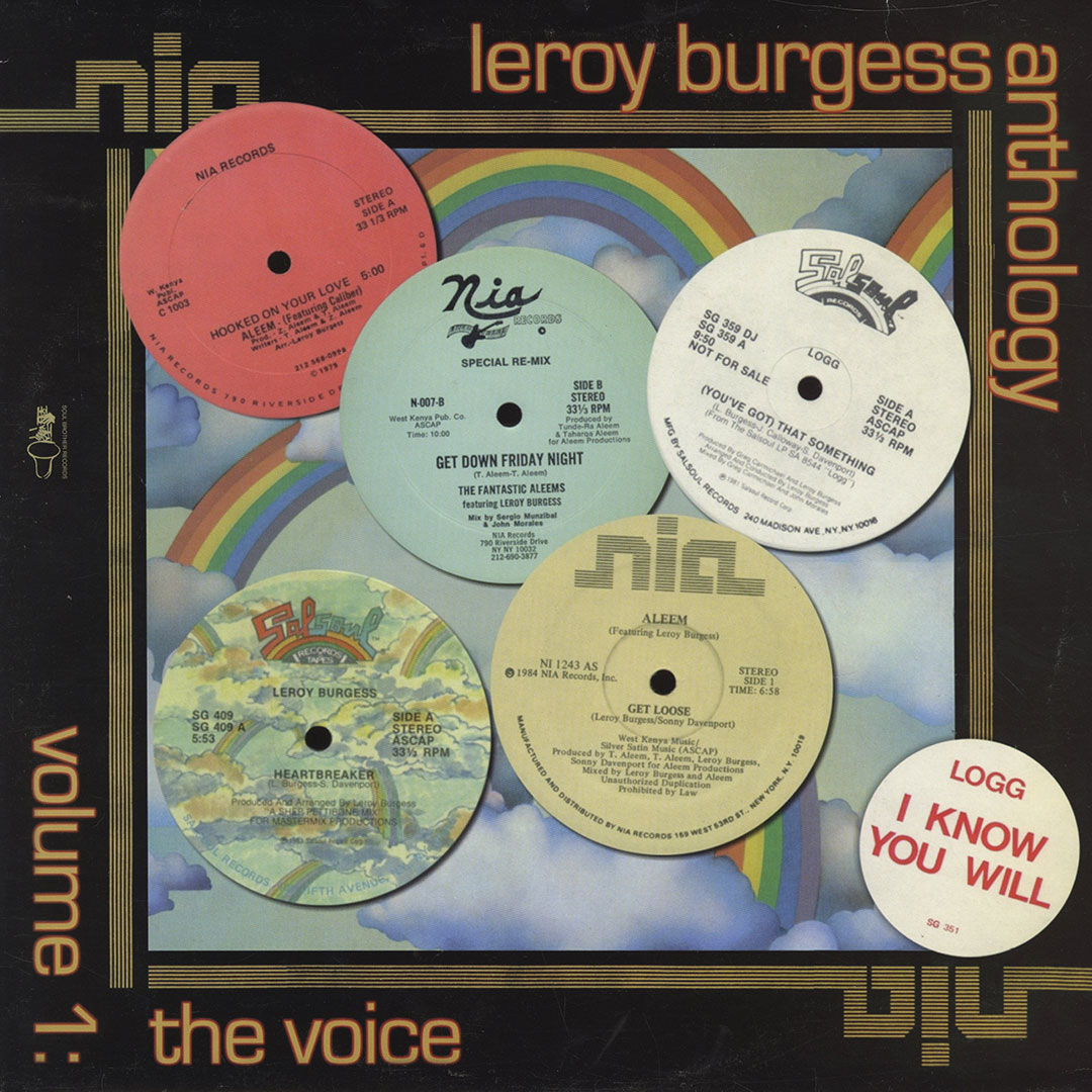Leroy Burgess – Anthology Vol. 1: The Voice (Vinyl) – The Mixtape Club
