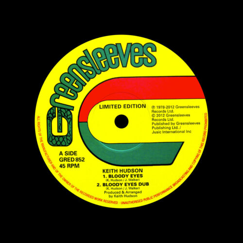 Keith Hudson Bloody Eyes Greensleeves Records Reissue Vinyl