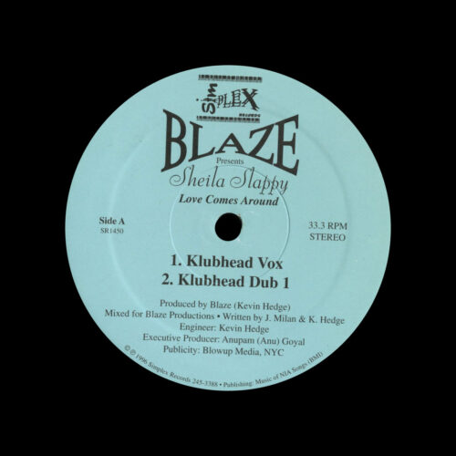 Blaze Love Comes Around Simplex Records 12" Vinyl