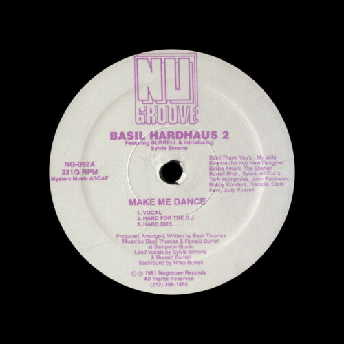 Basil Hardhaus Make Me Dance Nu Groove Records 12" Vinyl