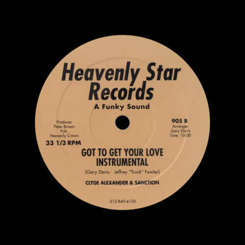 Clyde Alexander & Sanction Got To Get Your Love Heavnely Star Records Reissue Vinyl