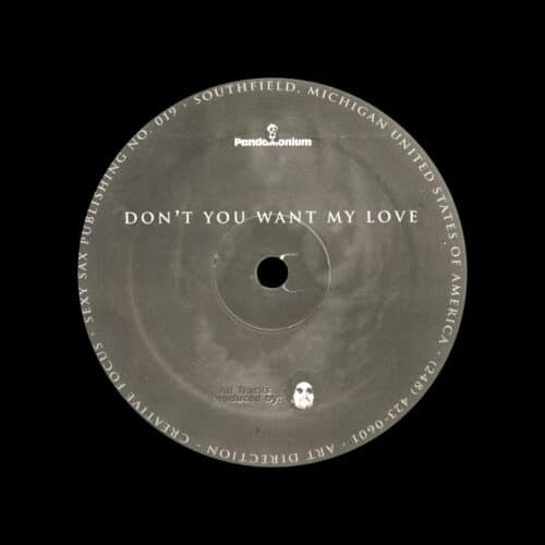 Moodymann Don’t You Want My Love / Me And My Peoples Eyes Peacefrog Records 12" Vinyl