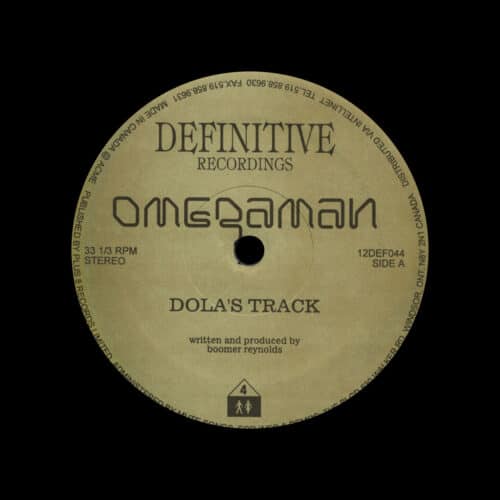 Omegaman Dola’s Track Definitive REcordings 12" Vinyl