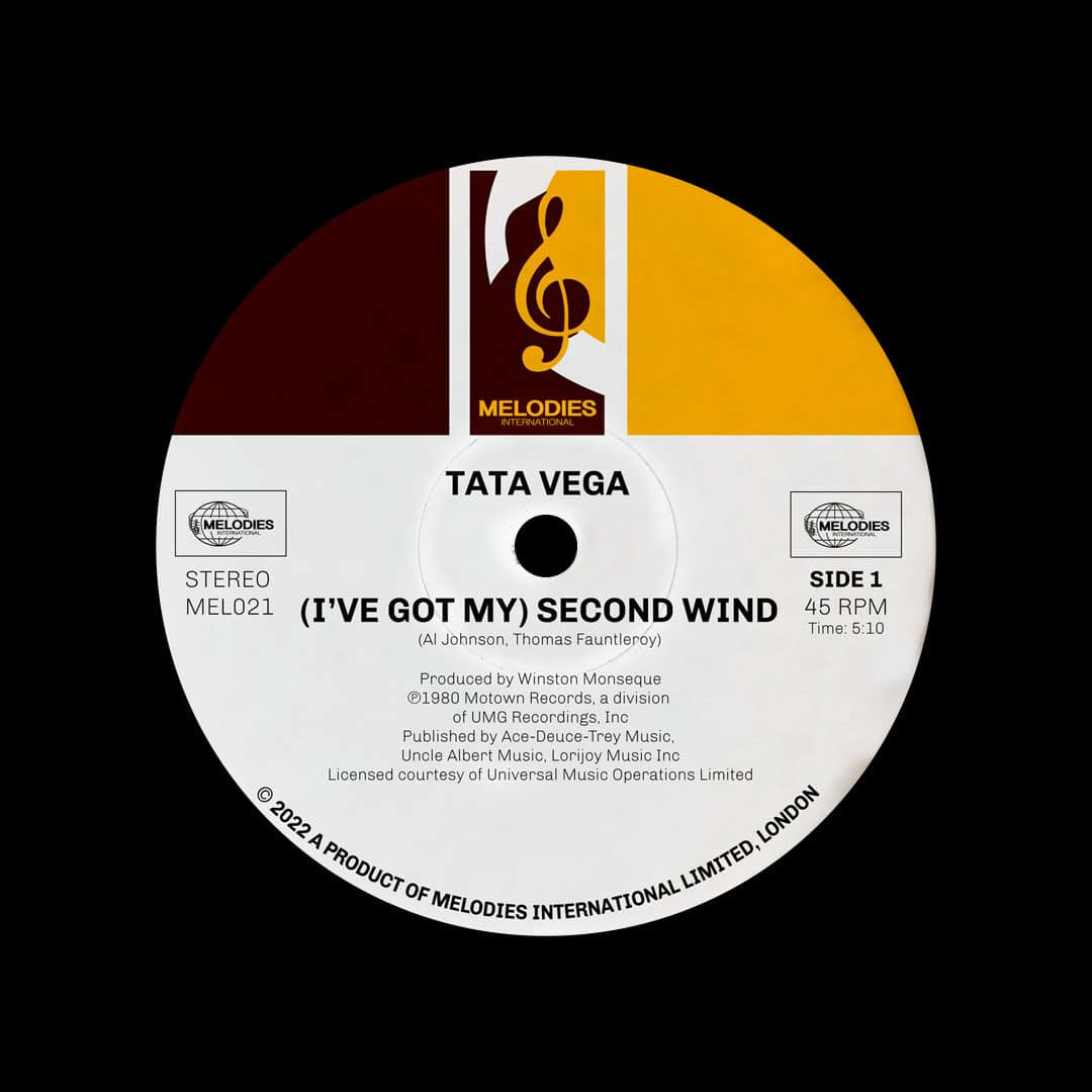 Al Johnson, Tata Vega I’ve Got My Second Wind Melodies International 12", Reissue Vinyl