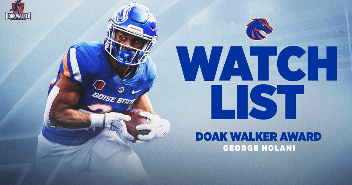 Holani Selected for Doak Walker Award Preseason Watch List Mountain