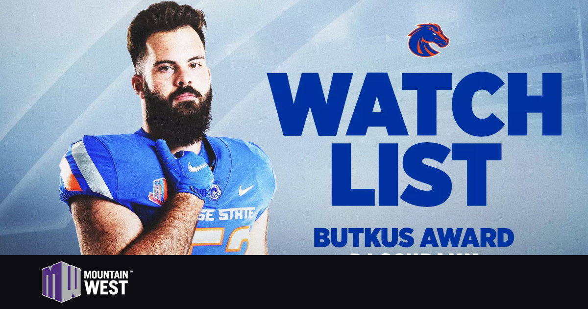 Schramm Named to Butkus Award Watch List Mountain West Conference