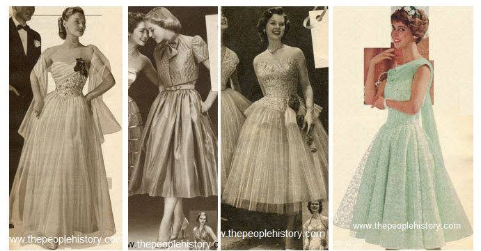 1950's formal wear