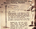 Vintage Electric Pitching Machine 