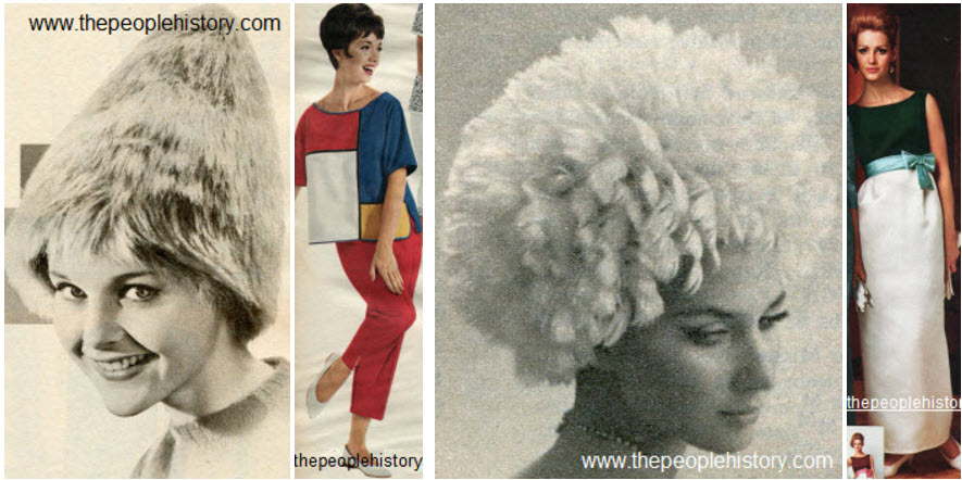 The Shag Hat, Colorblock Pajamas, Feather Wig Hat, Velvet Bodice Dress