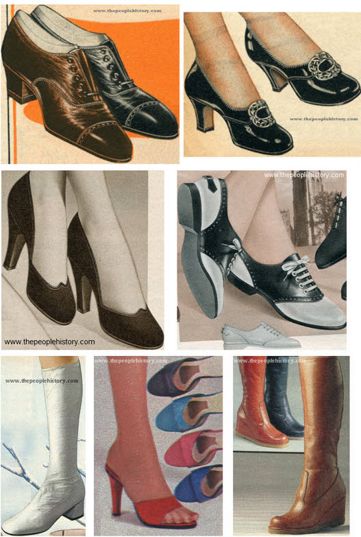 1970's women's shoe styles