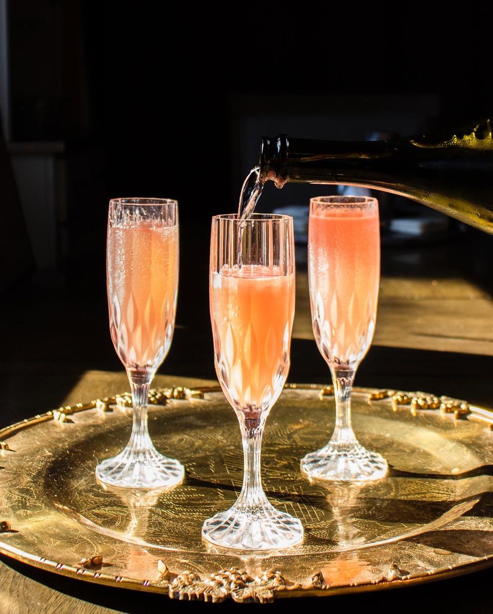 Champagne Cocktails Recipe - Delicious Table