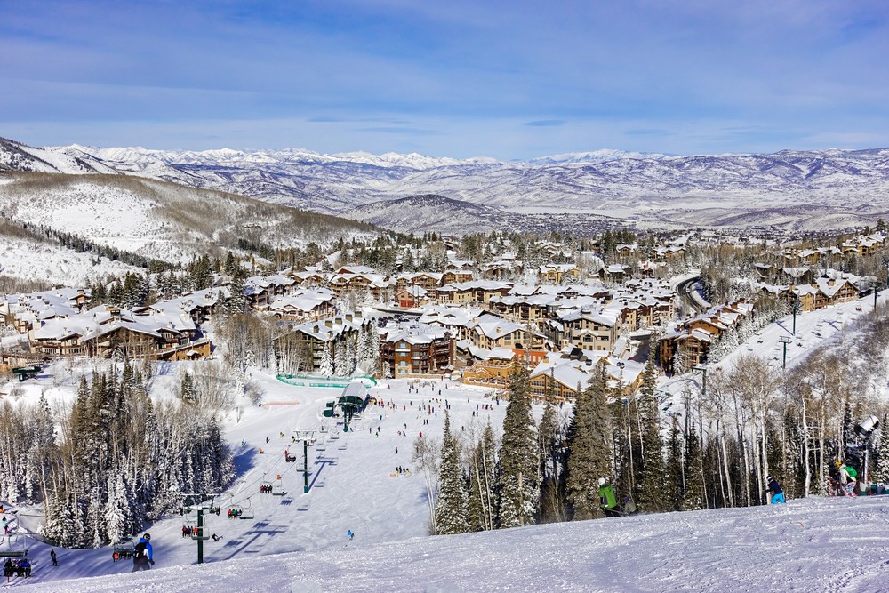 Utah ski resort in the Salt Lake City area
