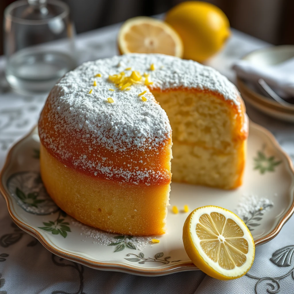 Limonlu Vanilyalı Kek