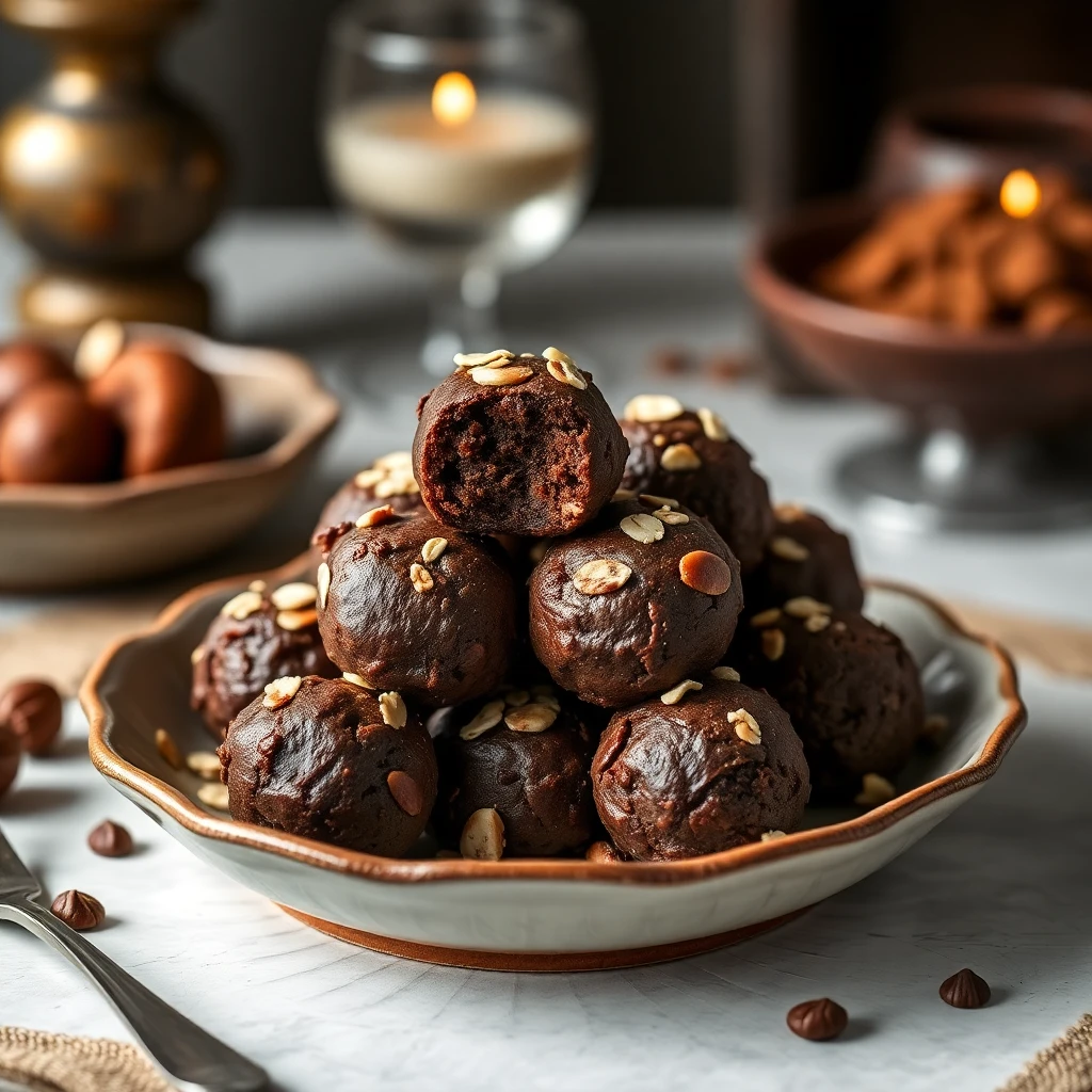 Çikolatalı Brownie Topları