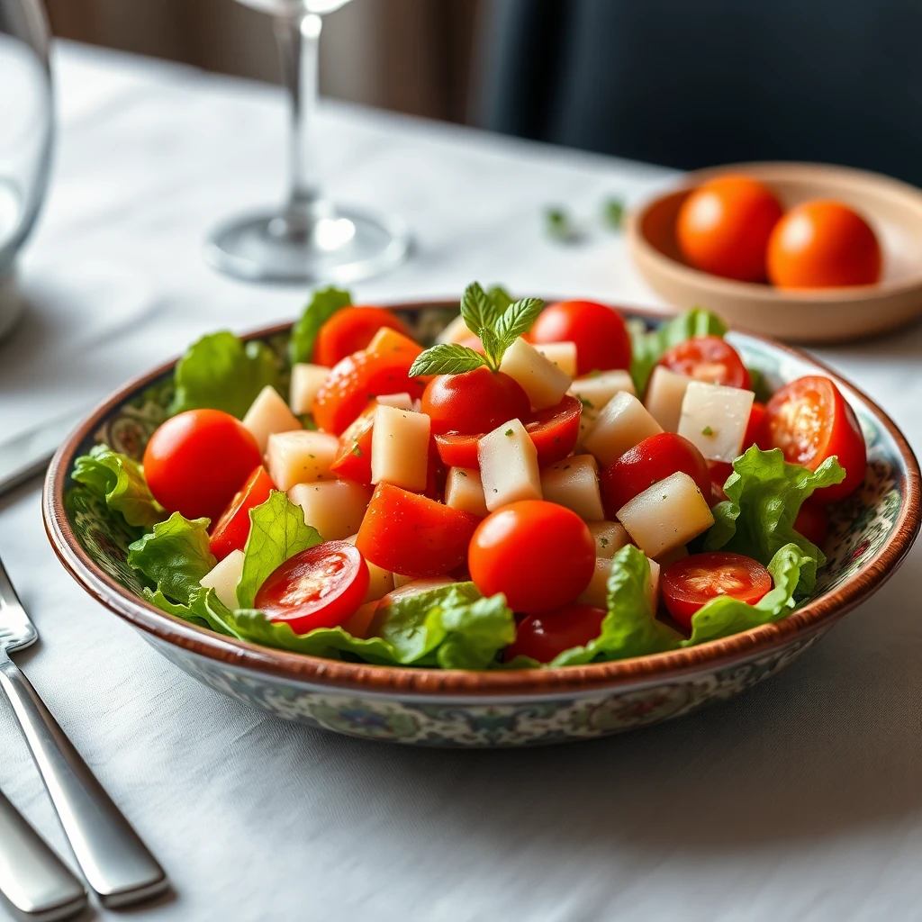 Renkli Sebze Salatası