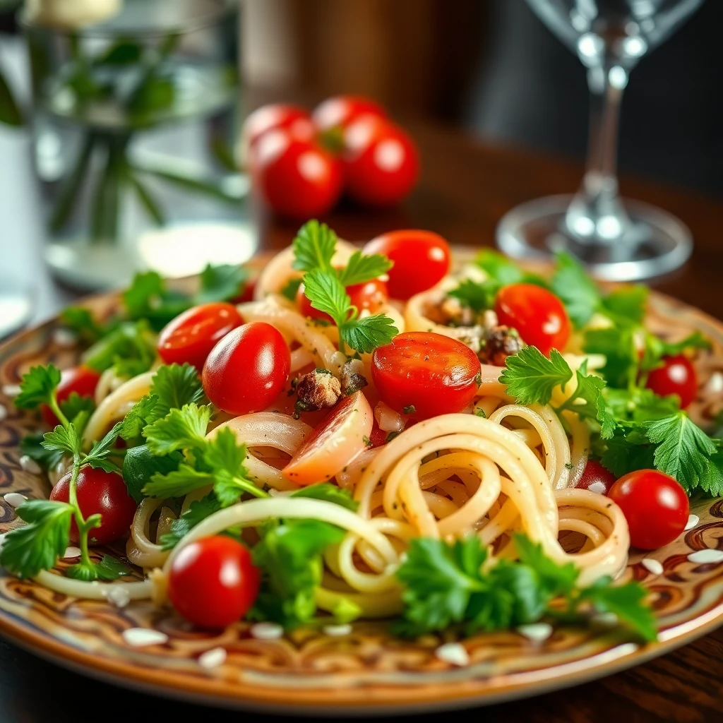Renkli Sebzeli Salata