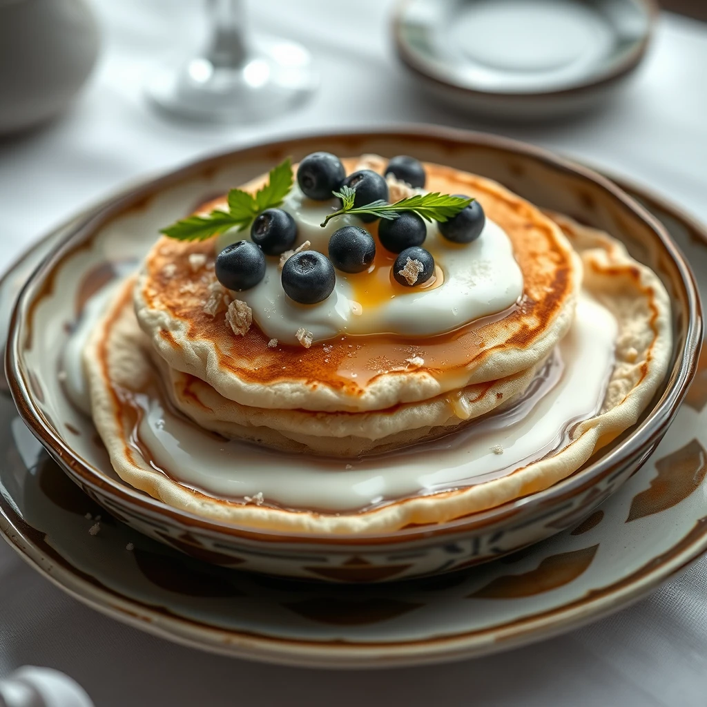 Yoğurtlu Pancake