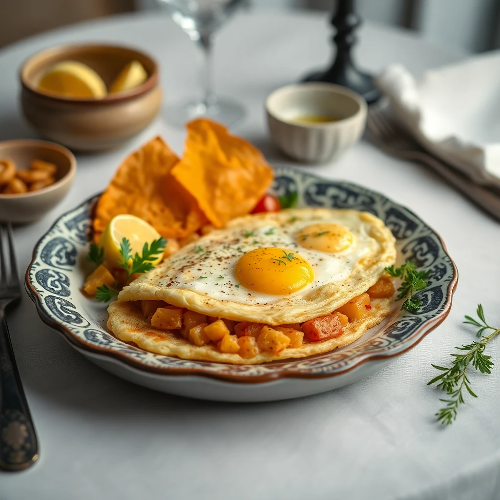 Kaşarlı Patatesli Omlet