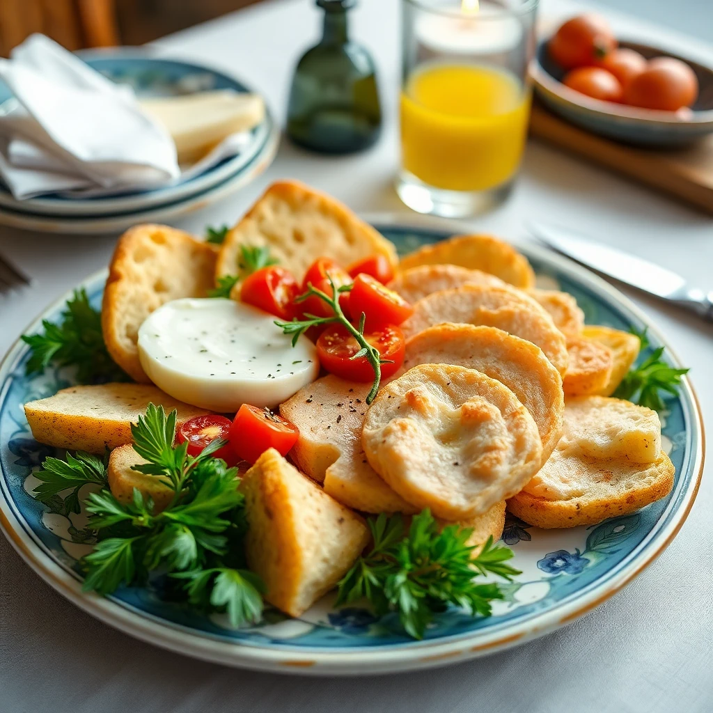 Peynirli Ekmek Dilimleri