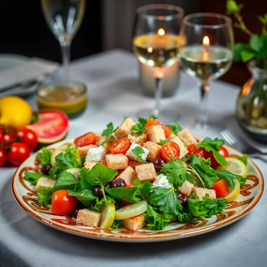 Renkli Meyve ve Kabak Salatası